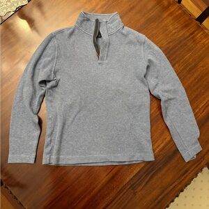 Men's Heather Gray Quarter-zip Sweater